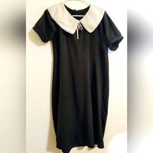 Source Unknown Black and White Mini Dress